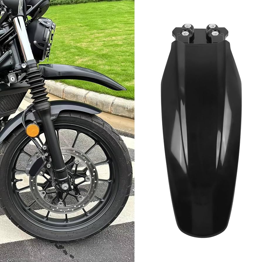 ホンダ CL250-500用 マットブラックのスリムデザインフェンダー ホンダ CL250-500用 マットブラックのスリムデザインフェンダー